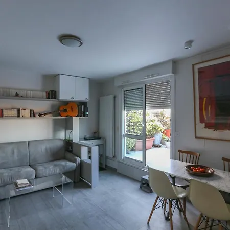Renovated Studio With A Beautiful Terrace Appartement Paris
